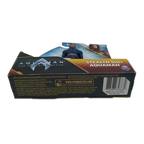 2023 Spin Master Steel Suit Aquaman and Black Manta 4” Fig - The Lost Kingdom - Picture 11 of 16